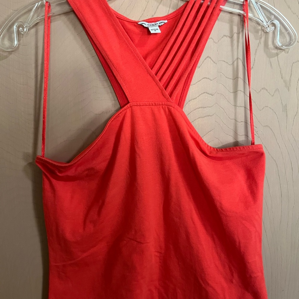 Guess burnt orange tank